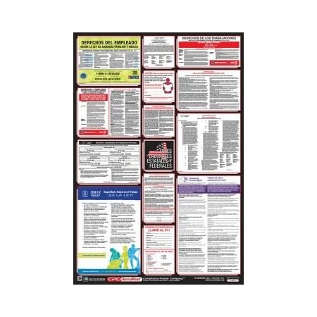 POSTERS COMBO STATE, FEDERAL AND OSHA PPG400NY